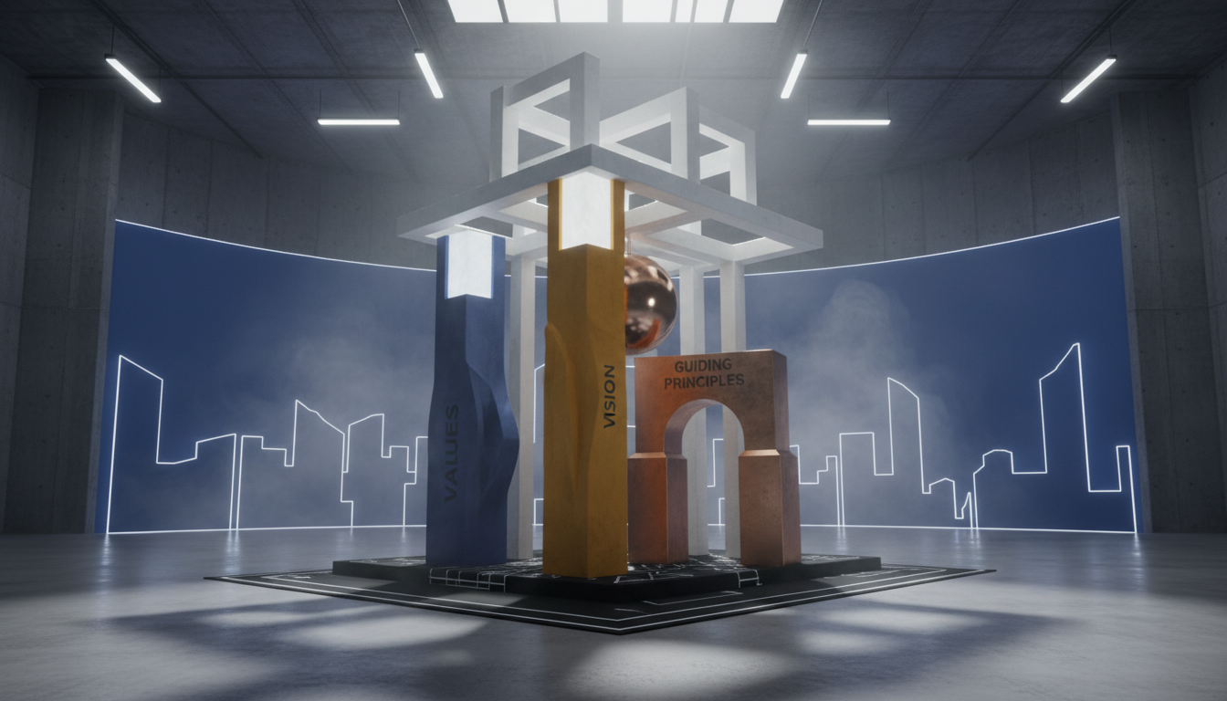 Hero image for Building Your Brand Identity Architecture: A Framework for Values, Vision, and Guiding Principles