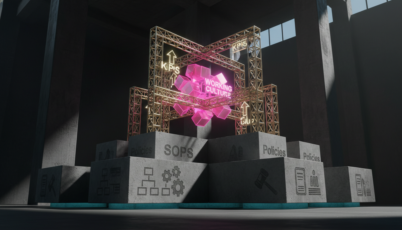 Hero image for SOPs, KPIs, and Policies: Building the Architecture of a Culture That Actually Works