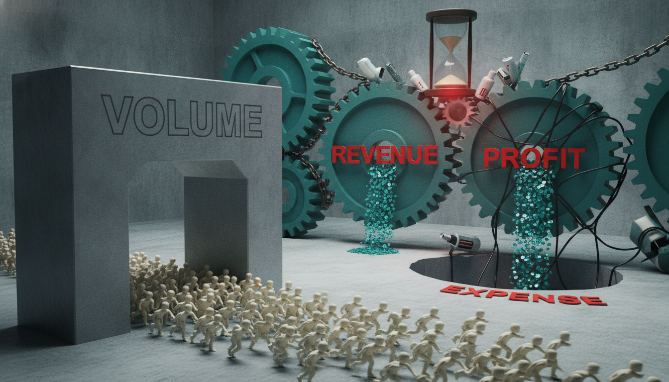 Hero image for Why Your Med Spa Is Busy But Not Profitable: The Volume Trap Explained